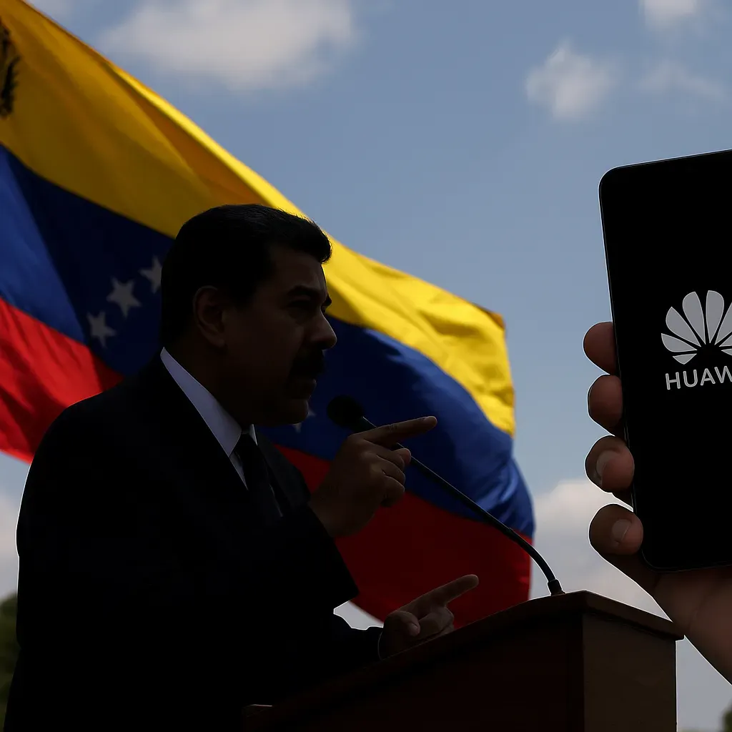 El mandatario venezolano afirma que espías estadounidenses no pueden vulnerar celulares Huawei.