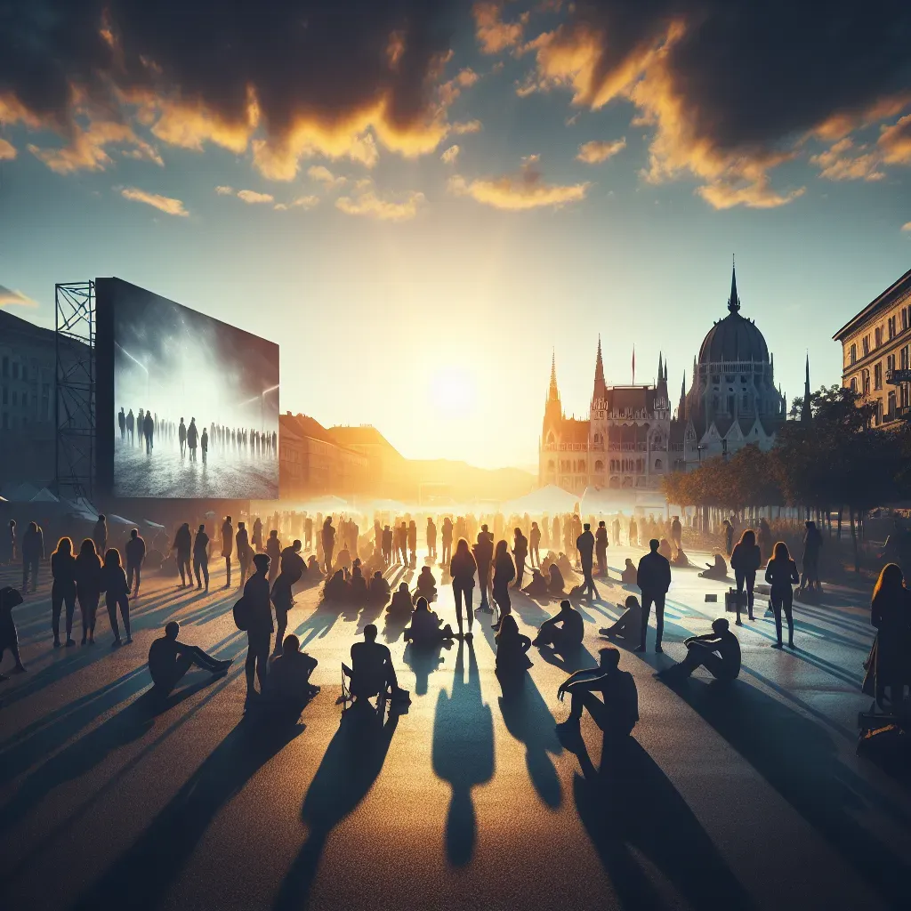 El optimismo de la multitud artística húngara
