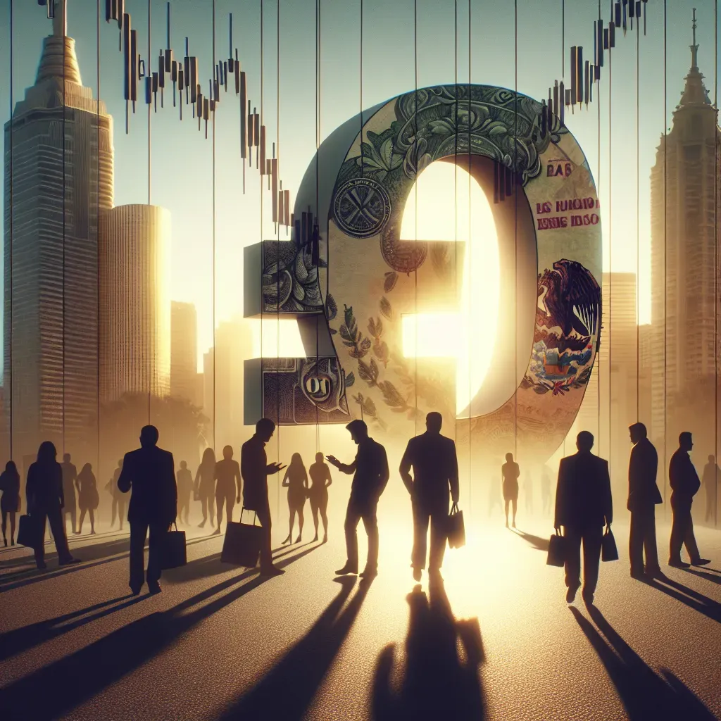 El peso mexicano cae 4% frente al dólar