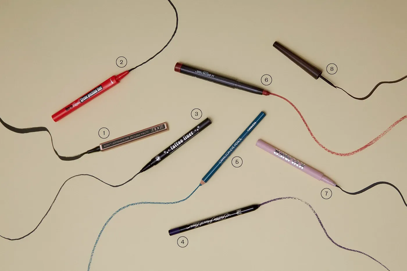Eyeliners, belleza cosmética