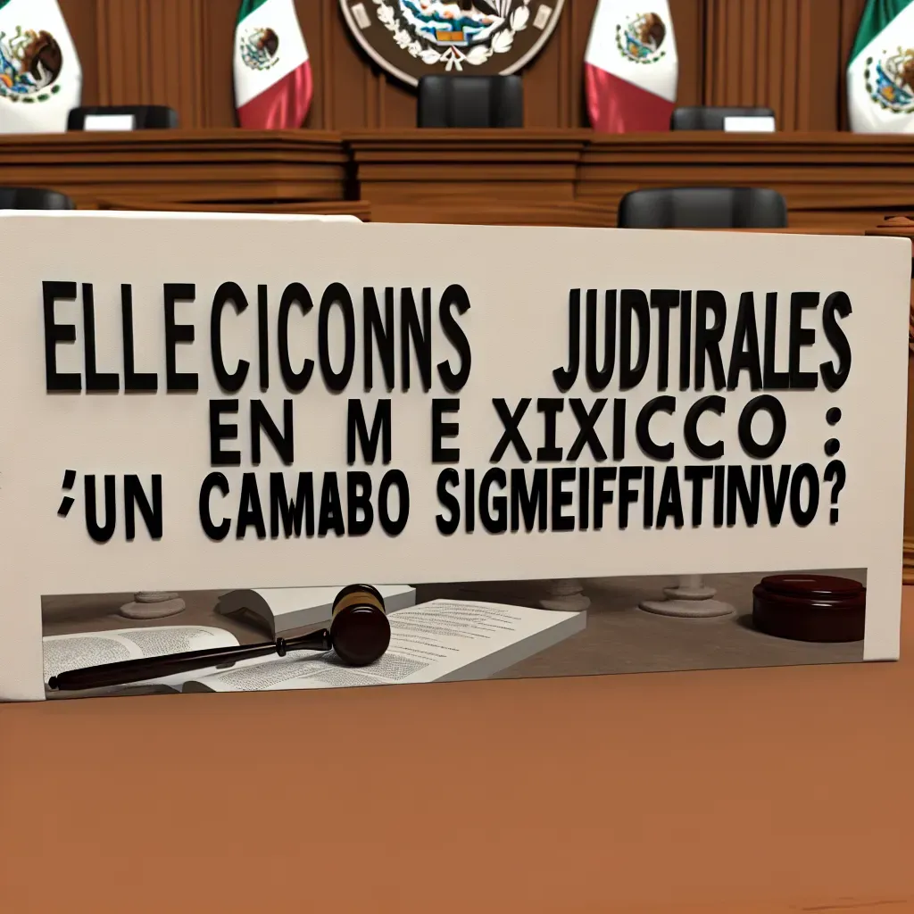 Elecciones Judiciales en México: ¿Un cambio significativo?