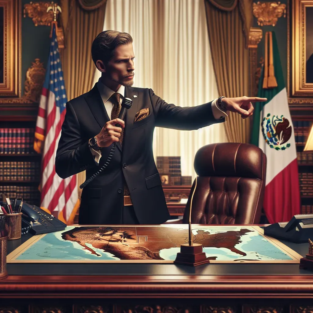 En el Despacho Presidencial, Trump afirmó: 'México obedece nuestras instrucciones'