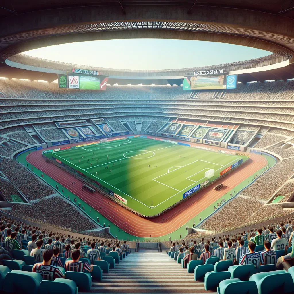 Estadio Azteca a pocos meses del regreso