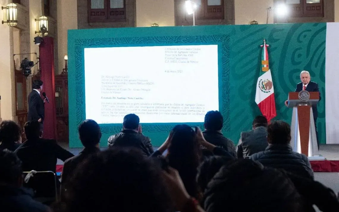Exhibe AMLO carta de EU sobre investigación a García Cabeza de Vaca