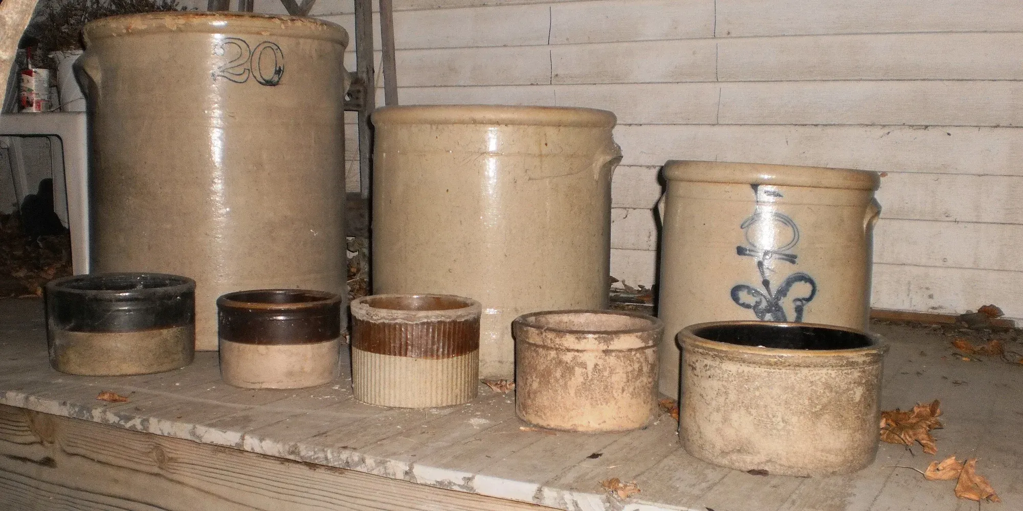 antique dishware
