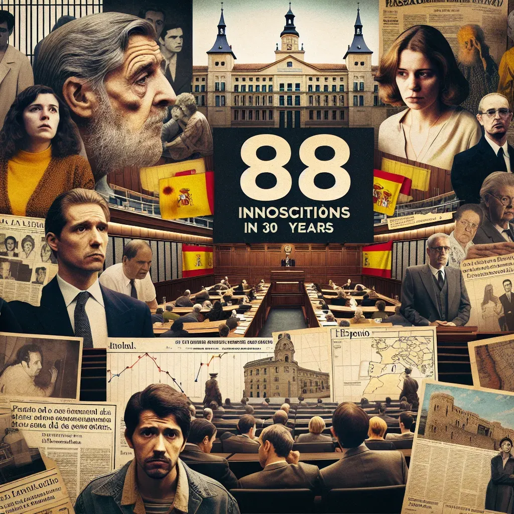 Falsas condenas en España: 88 inocentes en 30 años