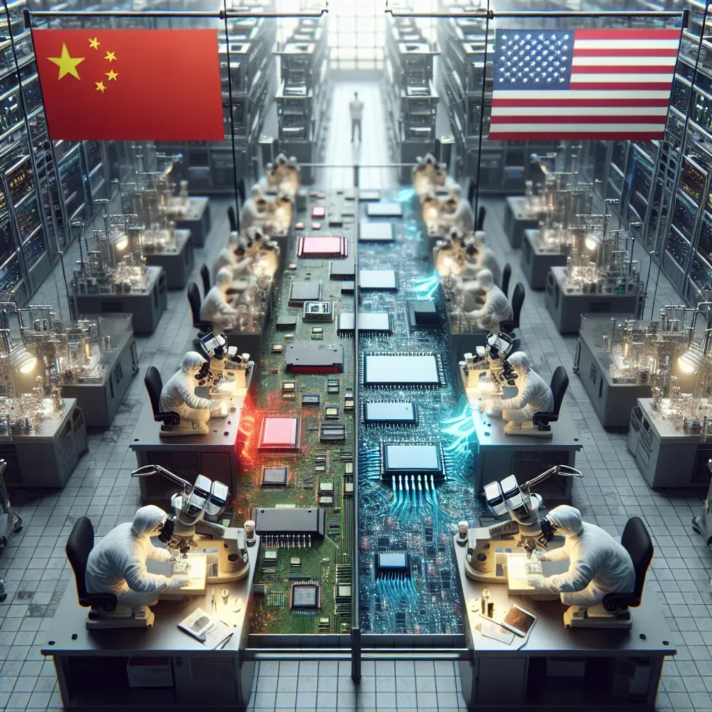 Fases cruciales en la competencia de chips entre China y EE. UU.
