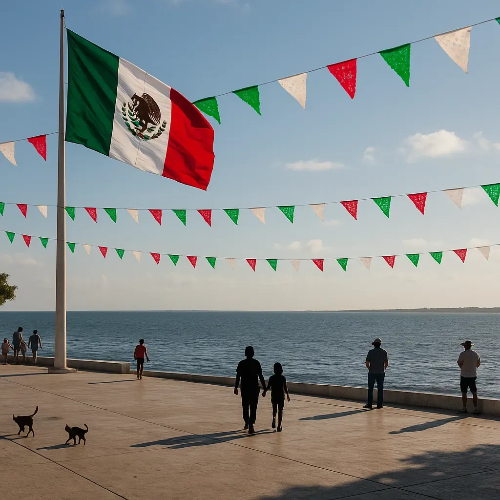 Festividades de independencia en el Golfo.