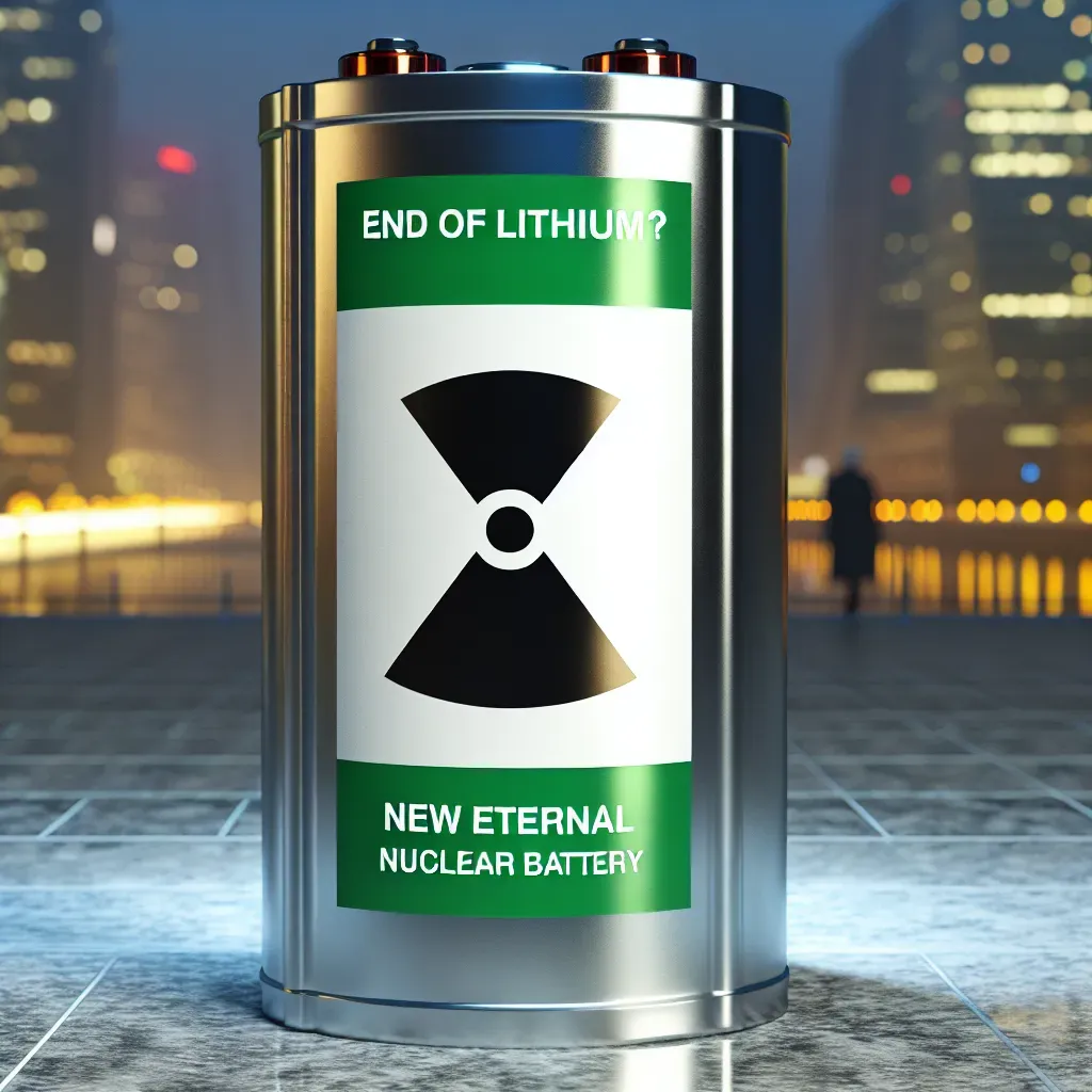 ¿Fin del litio? Nueva batería nuclear eterna.