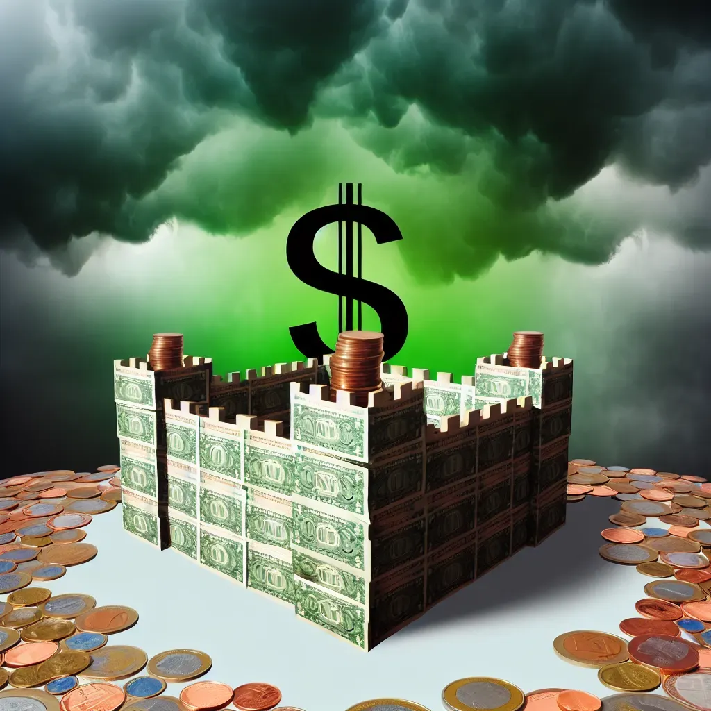 Fortaleza del peso frente al dólar.