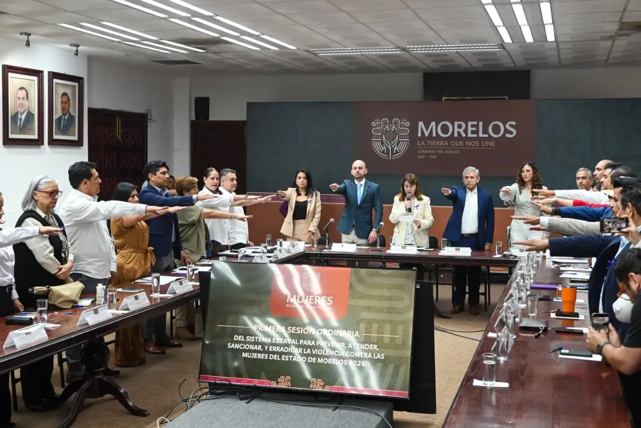 Gobernadora Margarita González Saravia preside la primera sesión ordinaria 2026 del SEPASE en Morelos