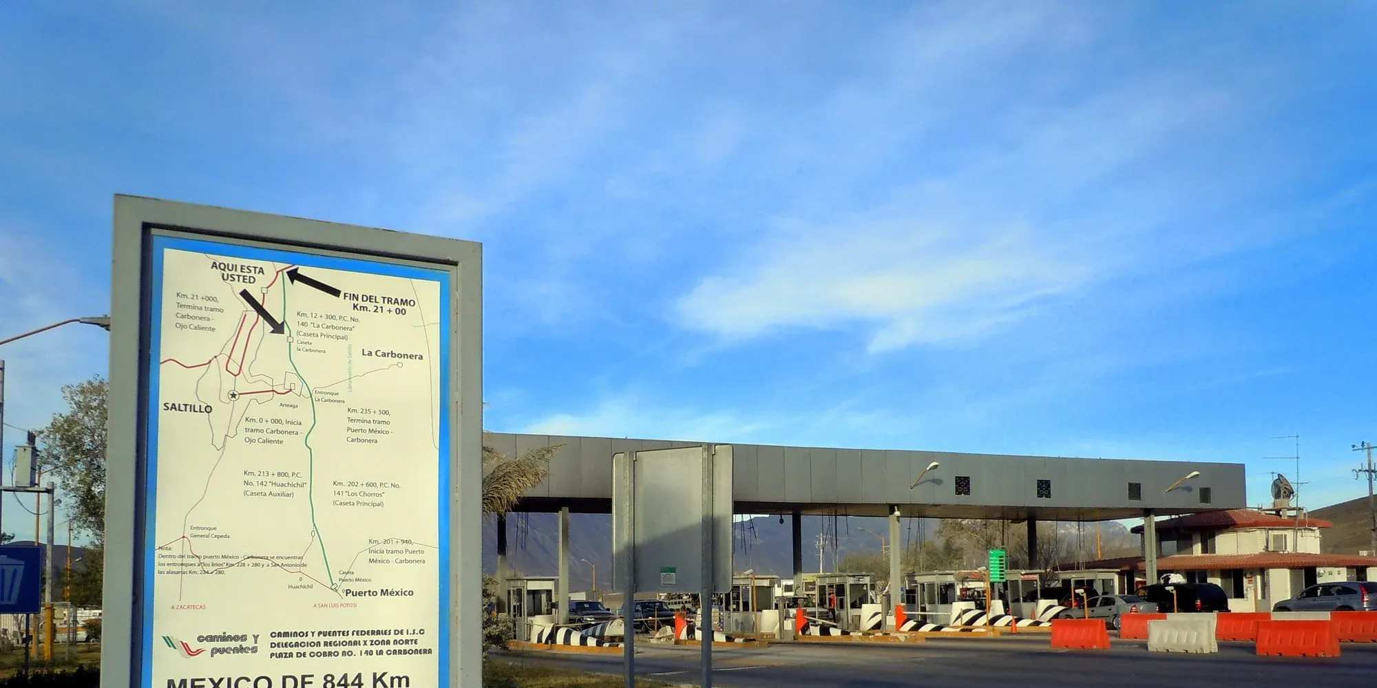 toll booths in Mexico
