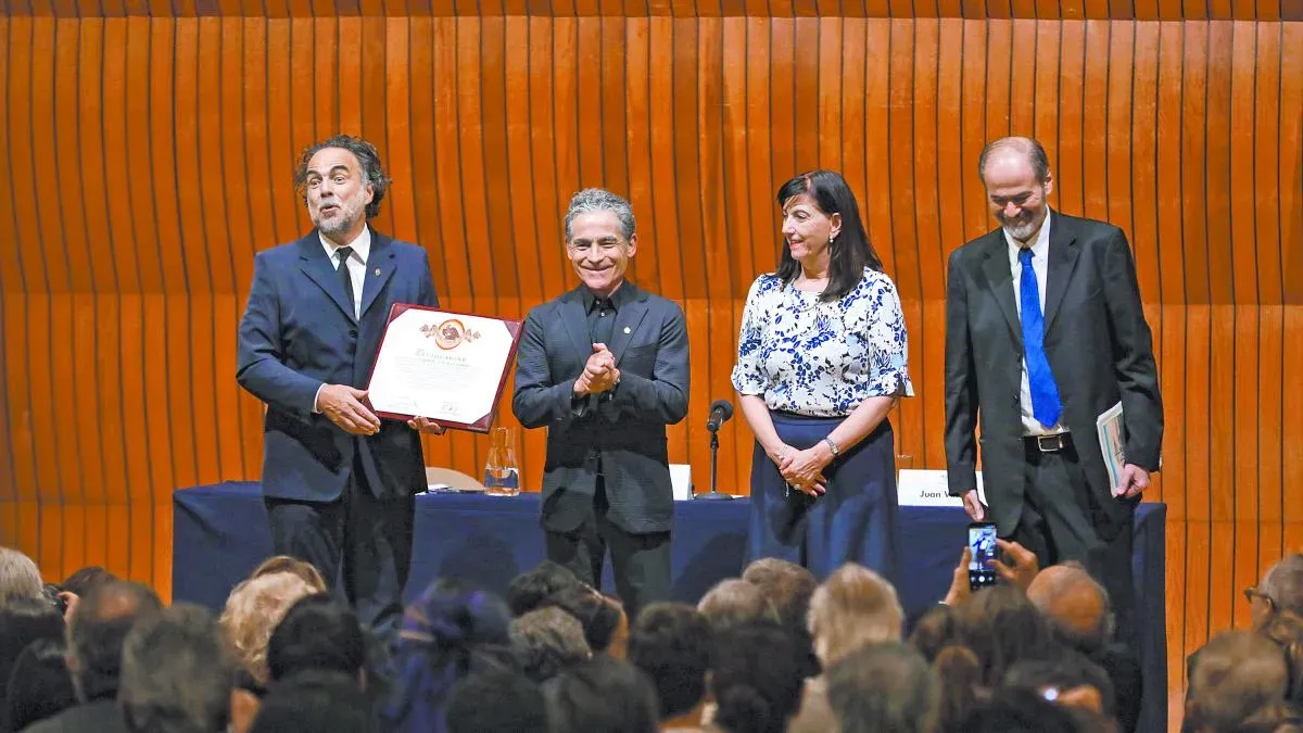 González Iñárritu, primer director en El Colegio Nacional