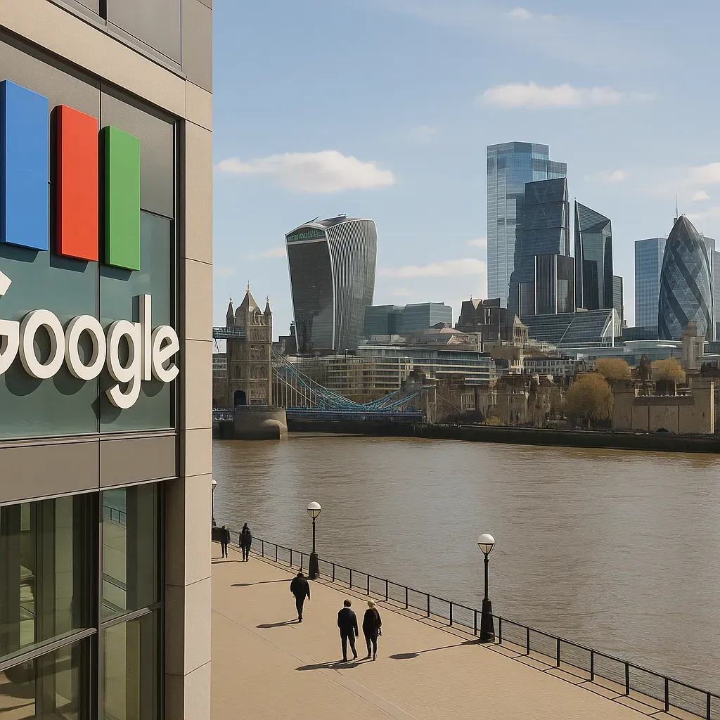 Google planea invertir 6,700 millones en UK.