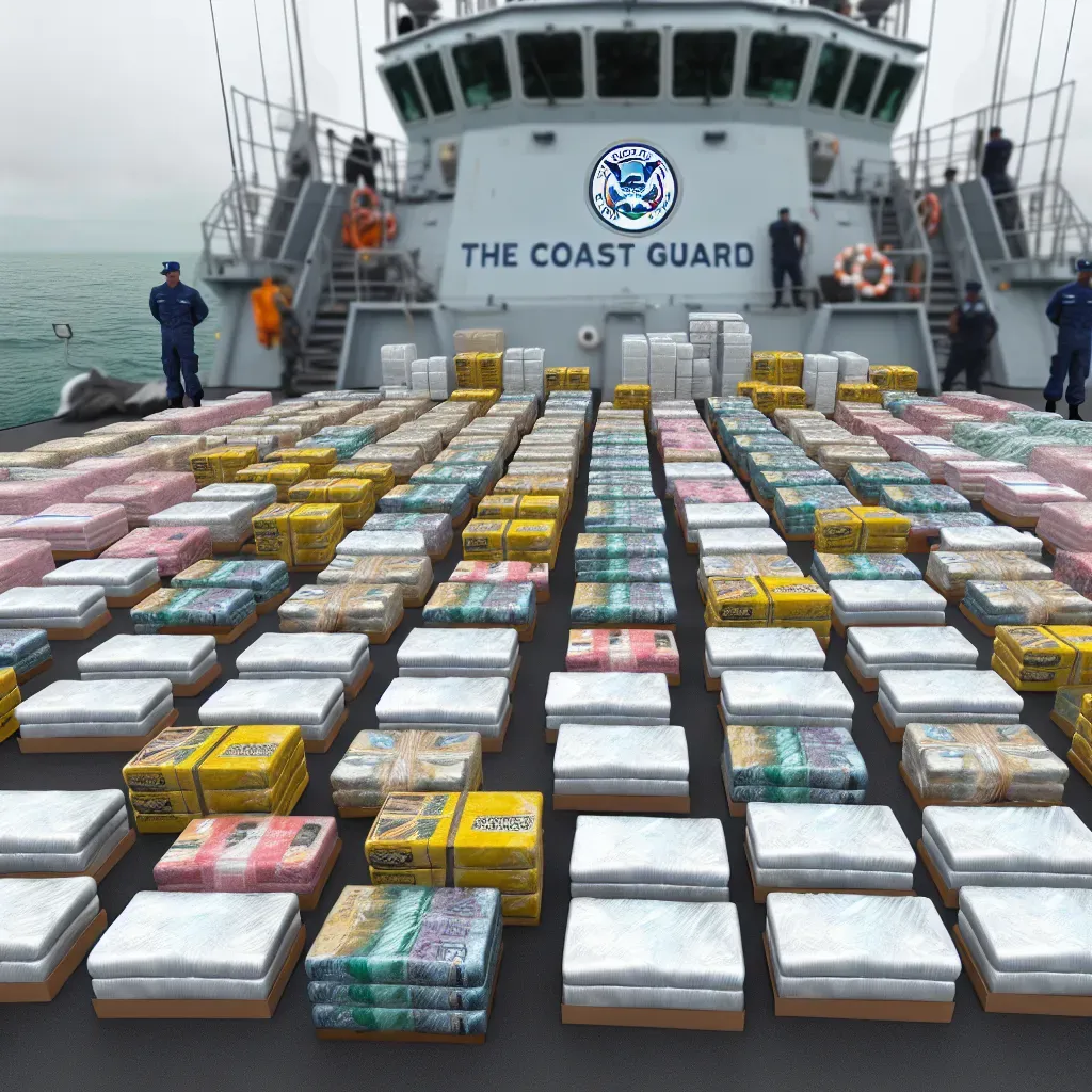 Guardia Costera confisca drogas por 141 millones.