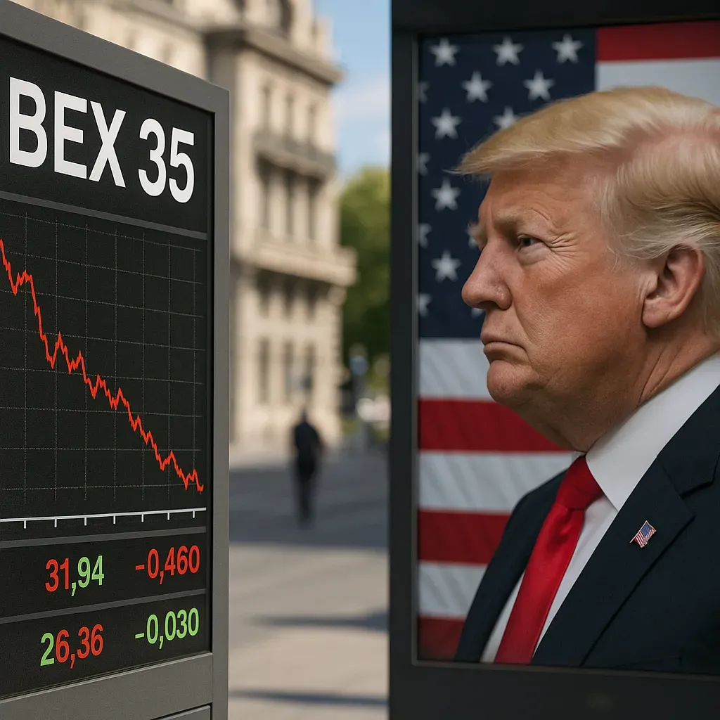 IBEX 35 sufre por amenaza comercial de Trump