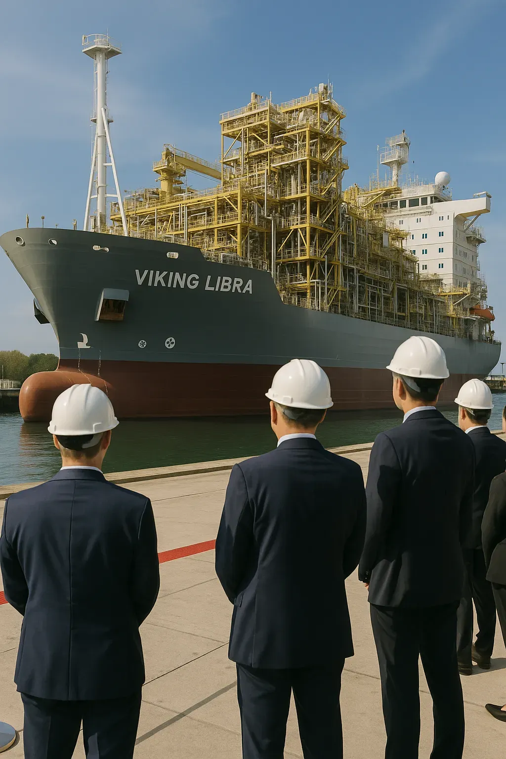 Inauguración de la obra del Viking Libra.