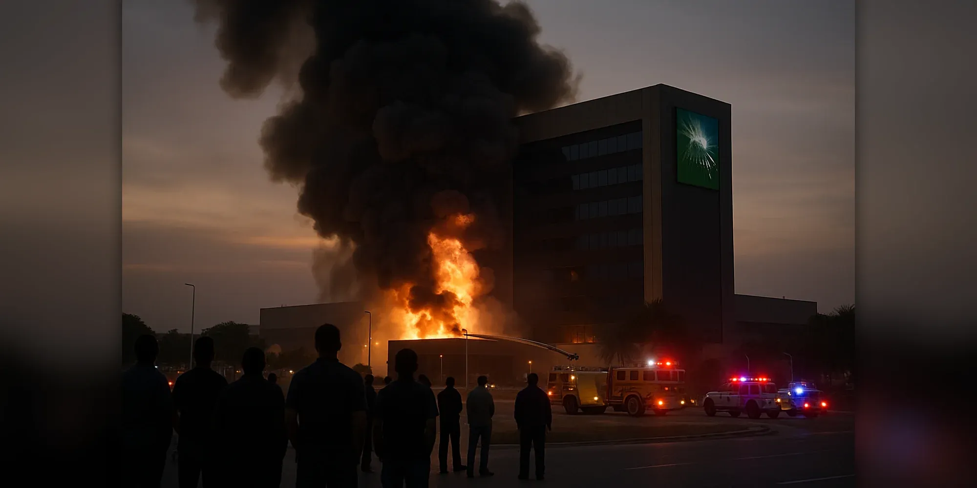 Incendio en edificio de Aramco tras ataque hutí sin heridos