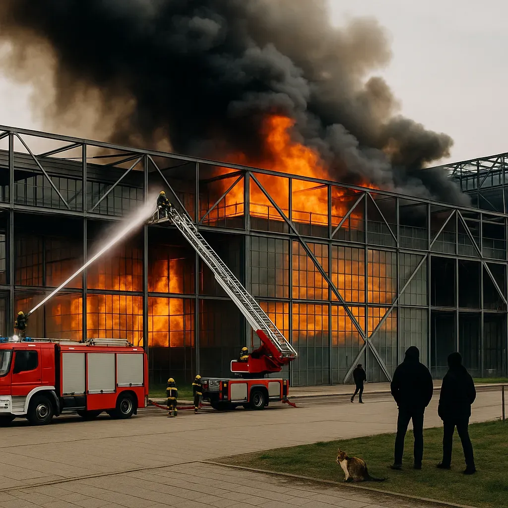 Incendio en Kanal-Centre Pompidou y más