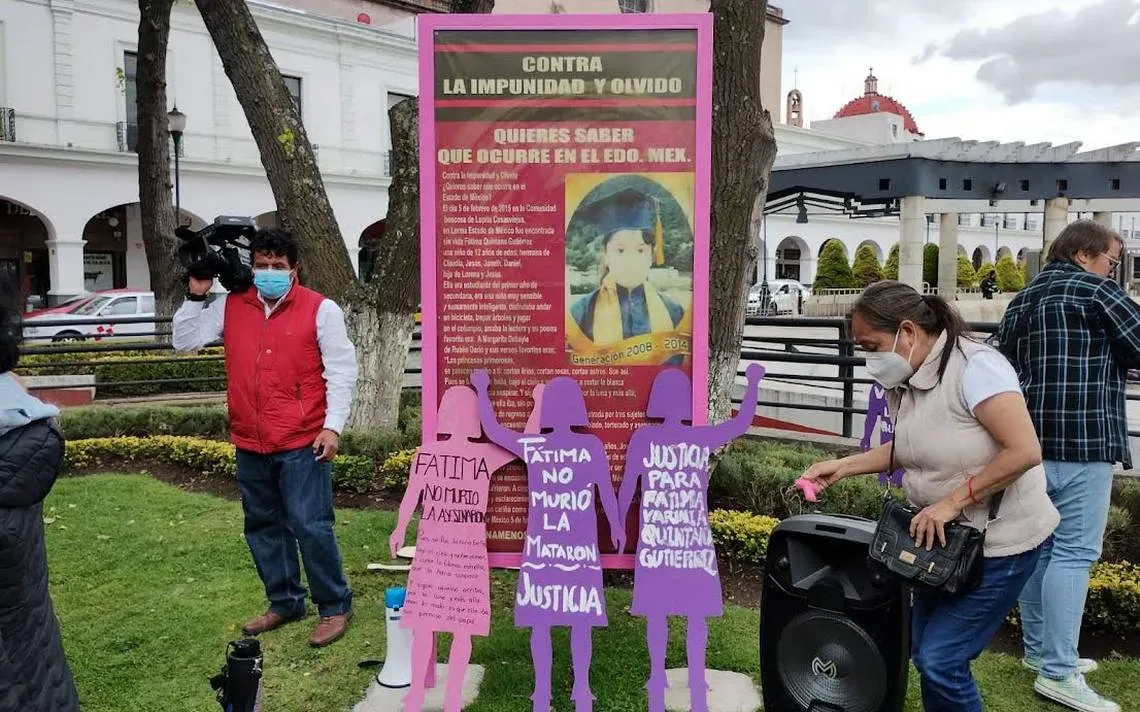 Indignación por la liberación de feminicida en Zinacantepec, Edomex