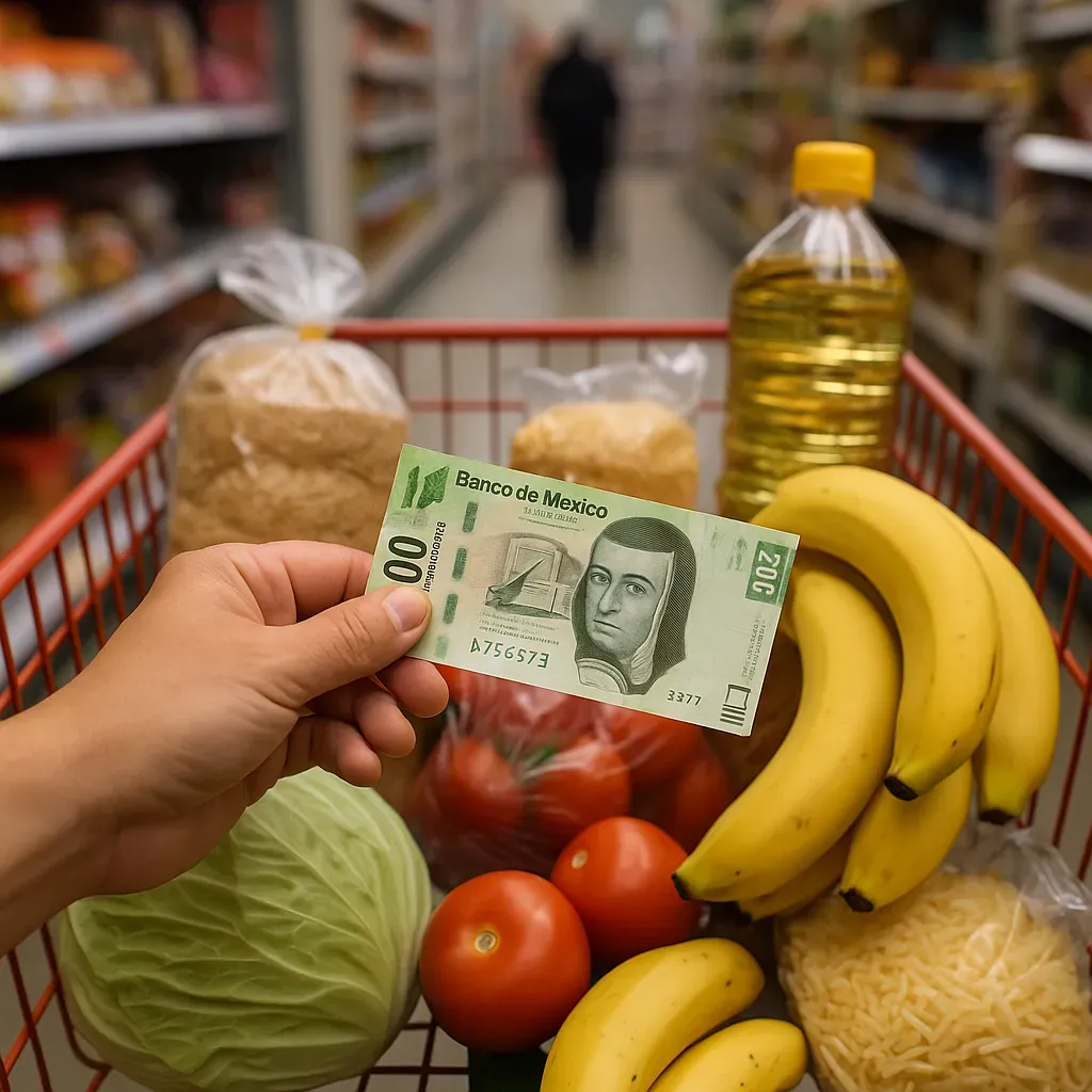 Inflación en México crece en septiembre menos de lo previsto.