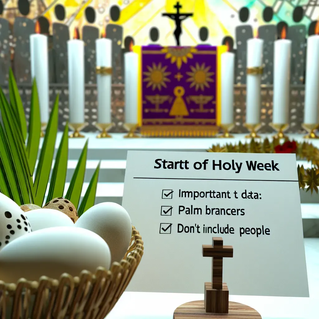 Inicio de la Semana Santa: datos importantes.