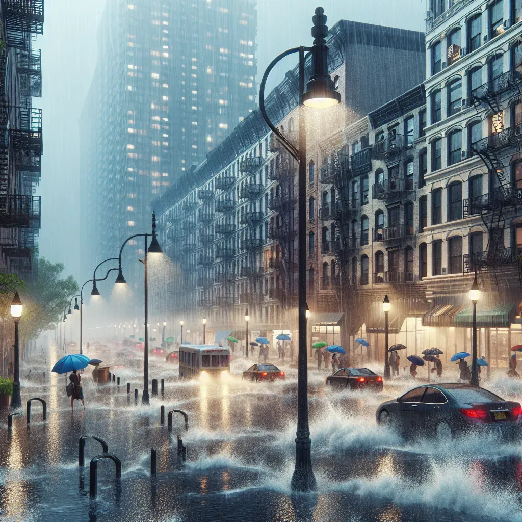 Intensas lluvias y granizo generan inundaciones en CDMX y Edomex