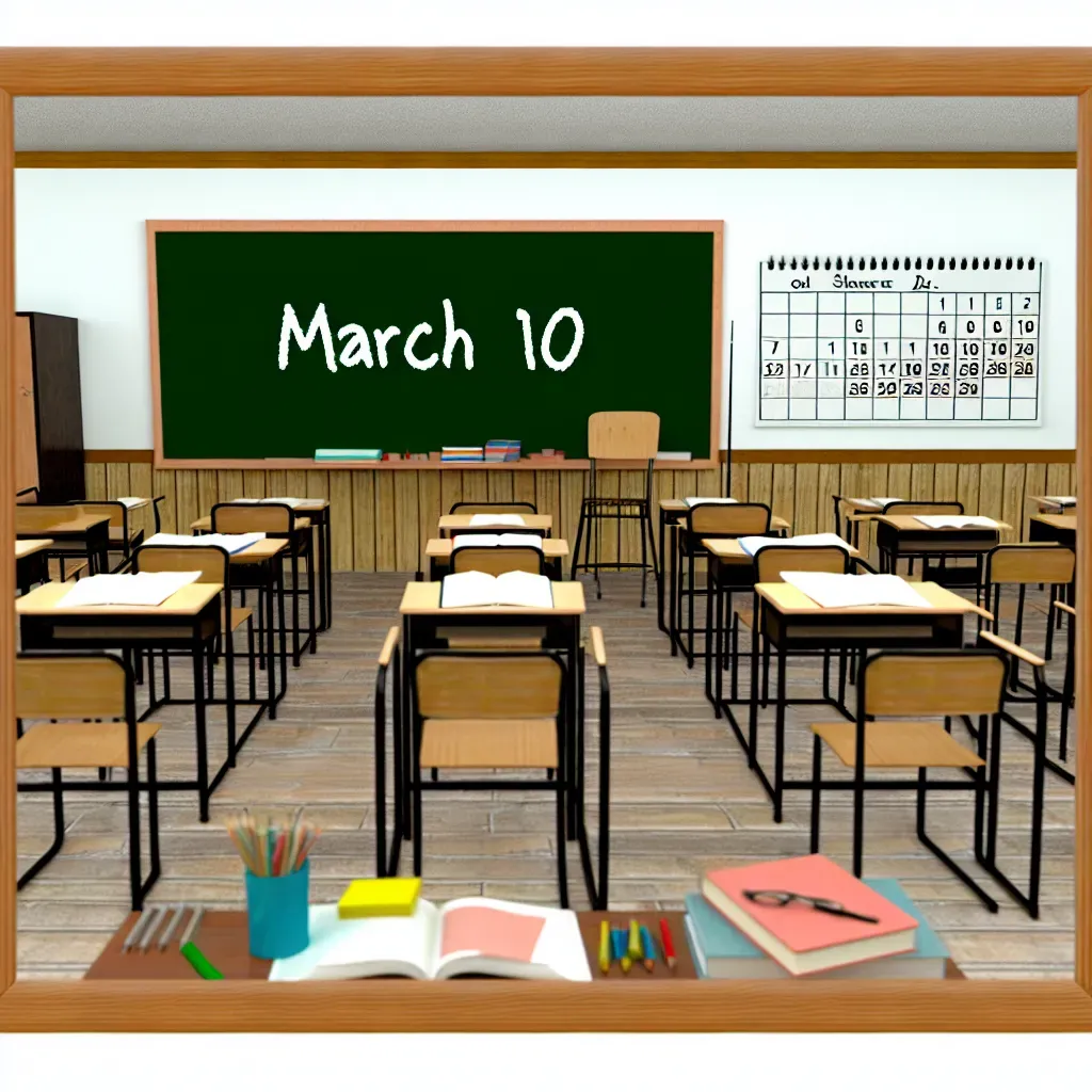 Interrupción de actividades educativas 10 de marzo