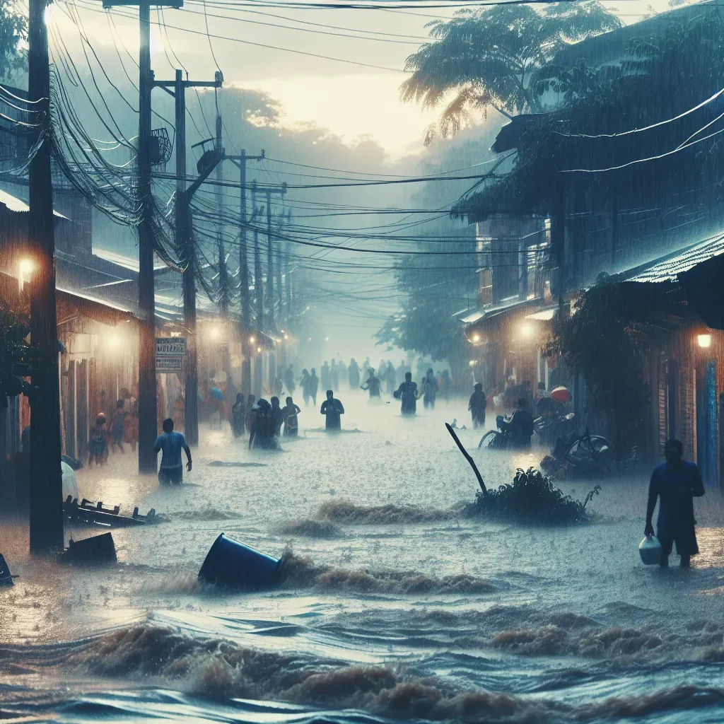 Inundaciones en Ecatepec y Tultepec por lluvia