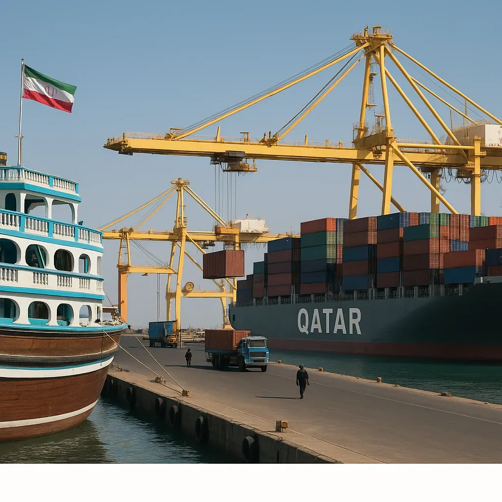 Irán y Qatar reinician comercio marítimo