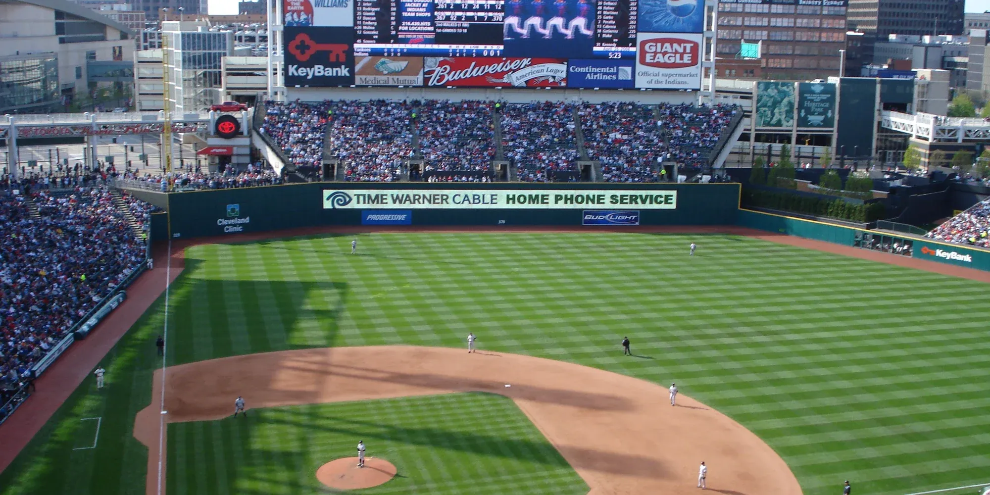 Progressive Field baseball