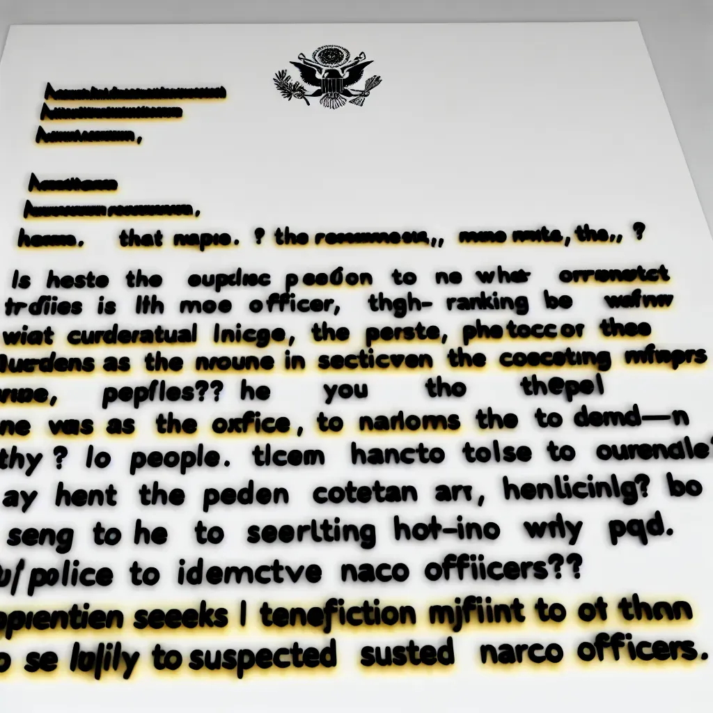 Jorge Romero solicita a Trump identificar funcionarios narco