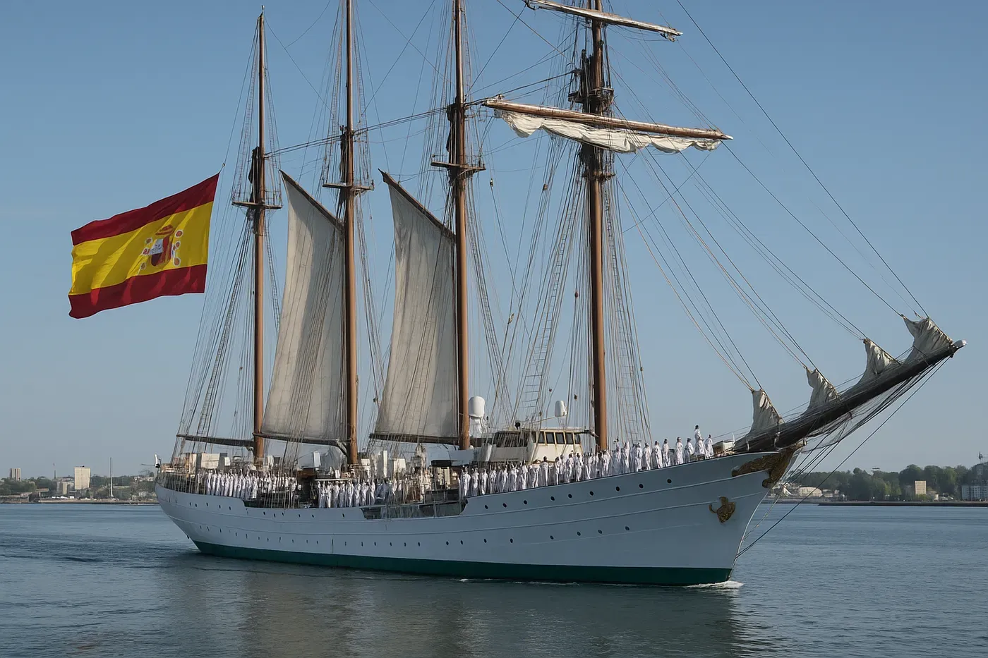 Juan Sebastián Elcano comienza su 98º travesía con 73 cadetes.