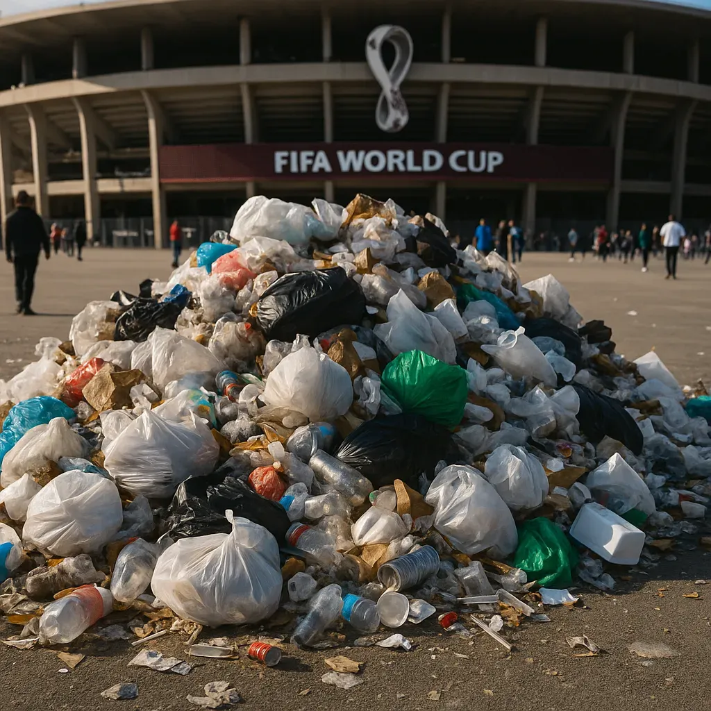 La Copa del Mundo producirá enormes desechos.