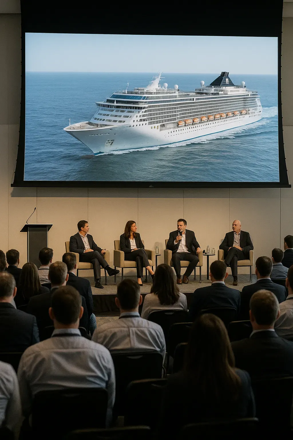 La Corporación de Puertos del Conosur participa en importante Foro de Cruceros en Brasil.