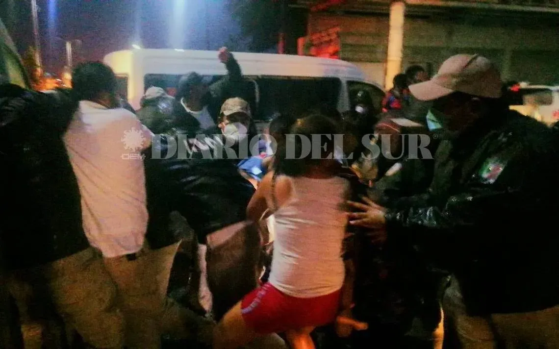La Guardia Nacional lograron aprehender a cerca de 60 migrantes