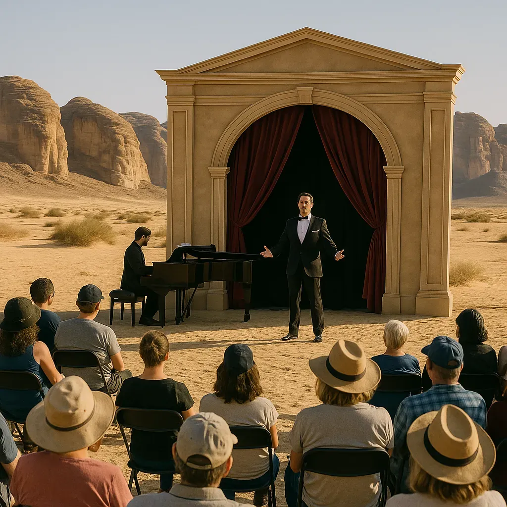 La ópera se reinventa en el desierto.