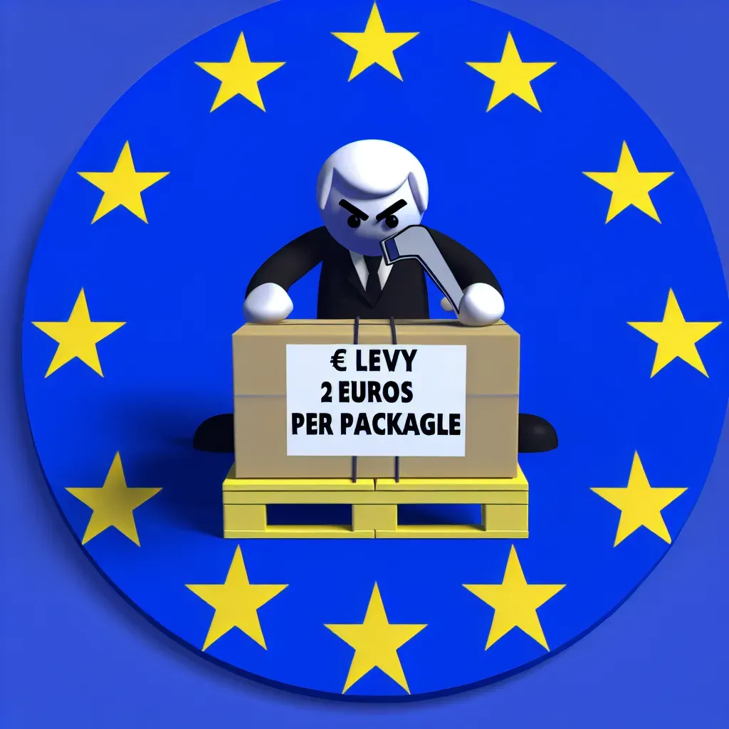 La UE proyecta un impuesto de 2 euros por paquete.