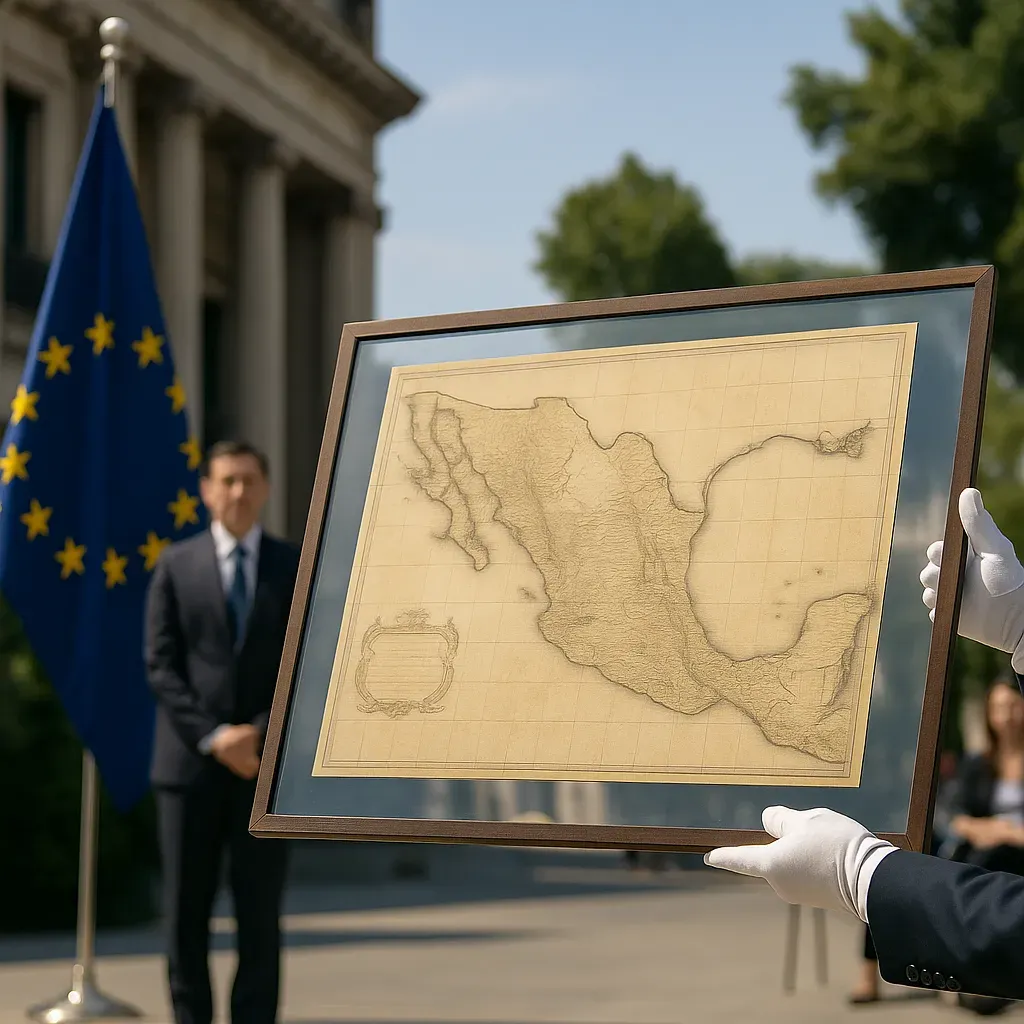 La UE regresa un mapa antiguo a México