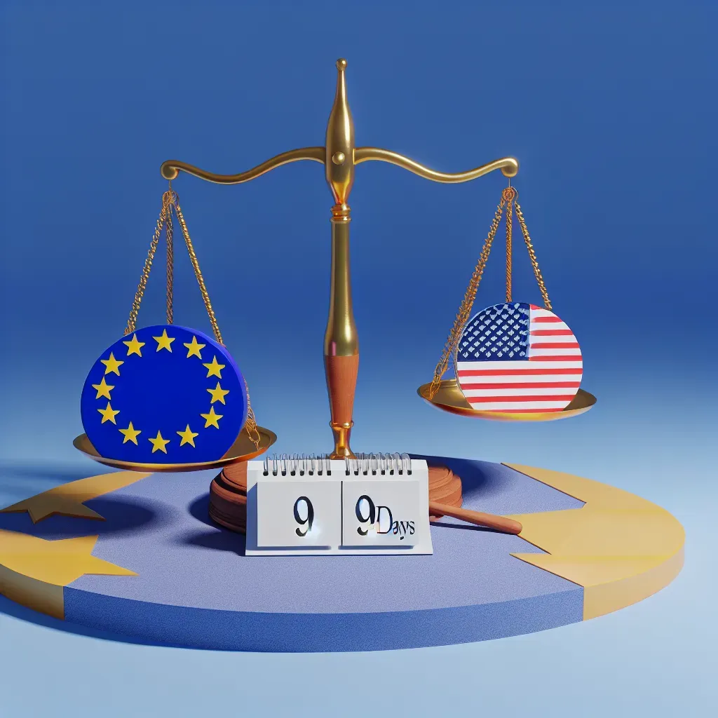 La UE suspende 90 días aranceles a EE.UU.