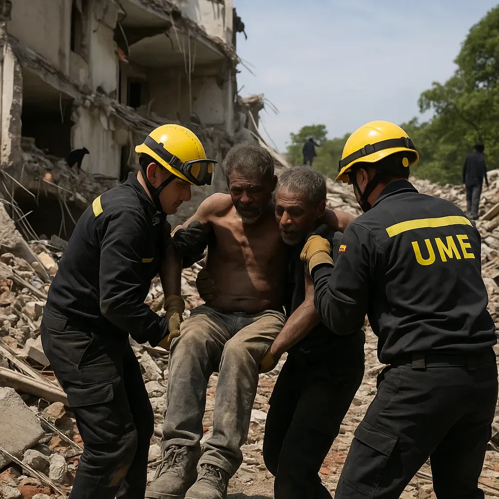 La UME salva a otro sobreviviente en Venezuela