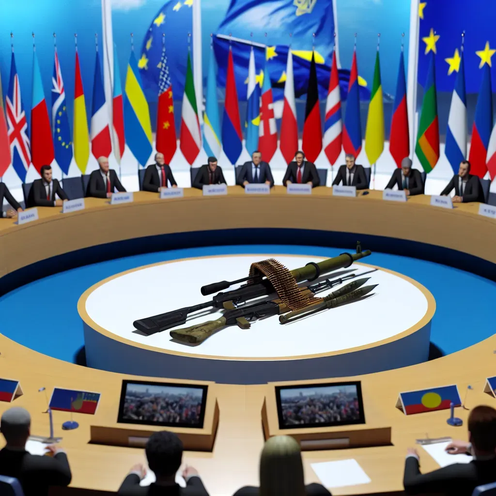 Líderes europeos se unen y ofrecen más armamento a Ucrania.