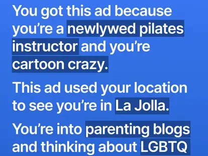 Los anuncios de Signal que nunca verás en Instagram