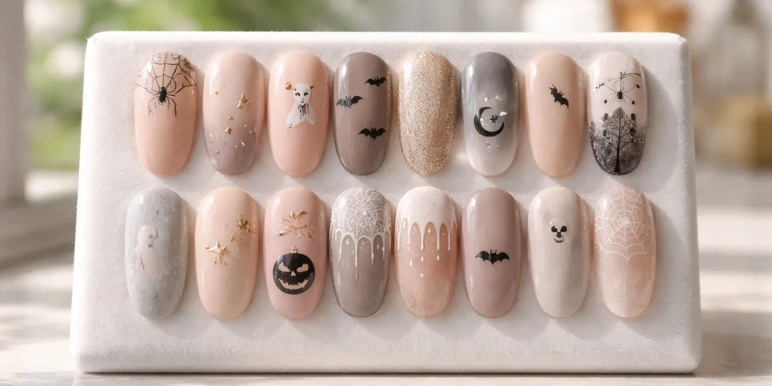 Manicuras delicadas para Halloween: cinco ideas sutiles y elegantes