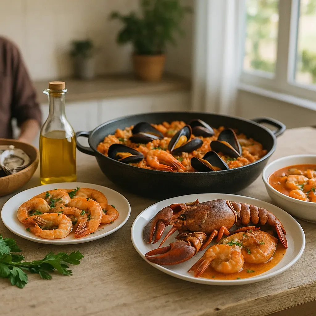 Mariscos tradicionales que puedes cocinar en casa