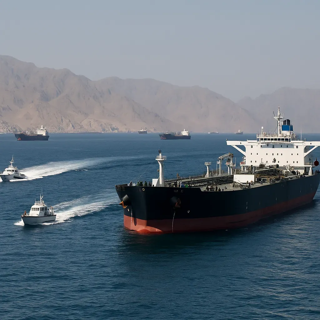 Más de 100 barcos y 2.600 marineros cruzaron Ormuz en 72 horas.