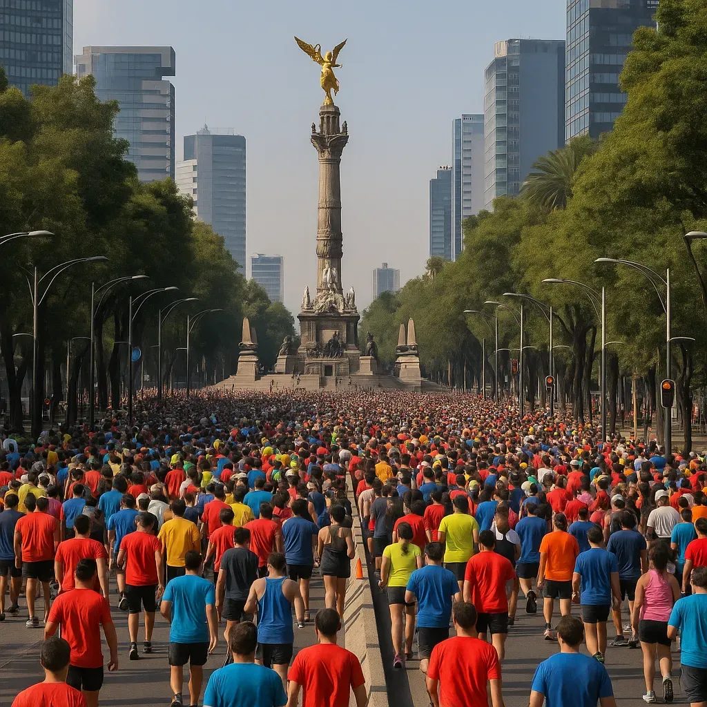Más de 35,000 corredores inundan CDMX 2026