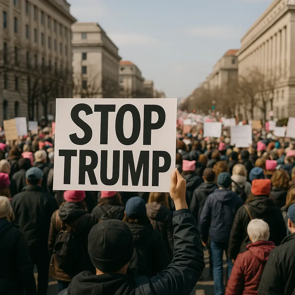 Más de 7 millones protestan contra Trump.