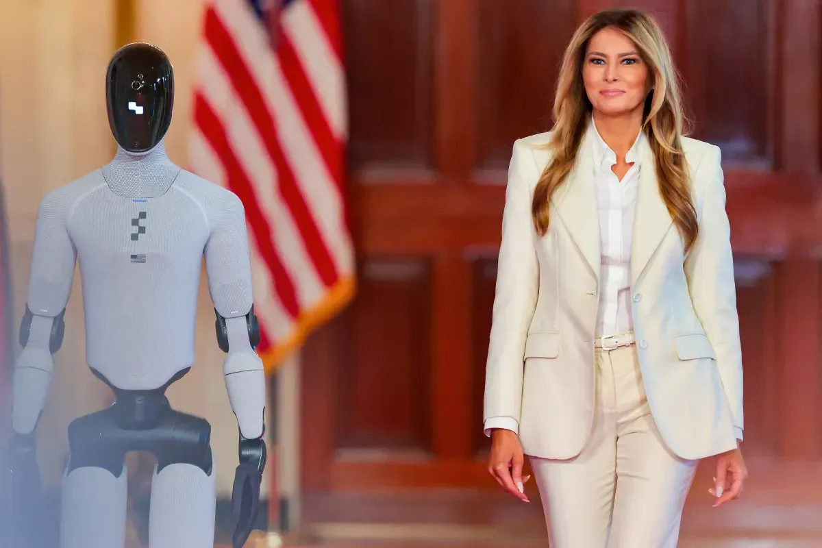 Melania Trump desea un robot para enseñar a tu hijo.