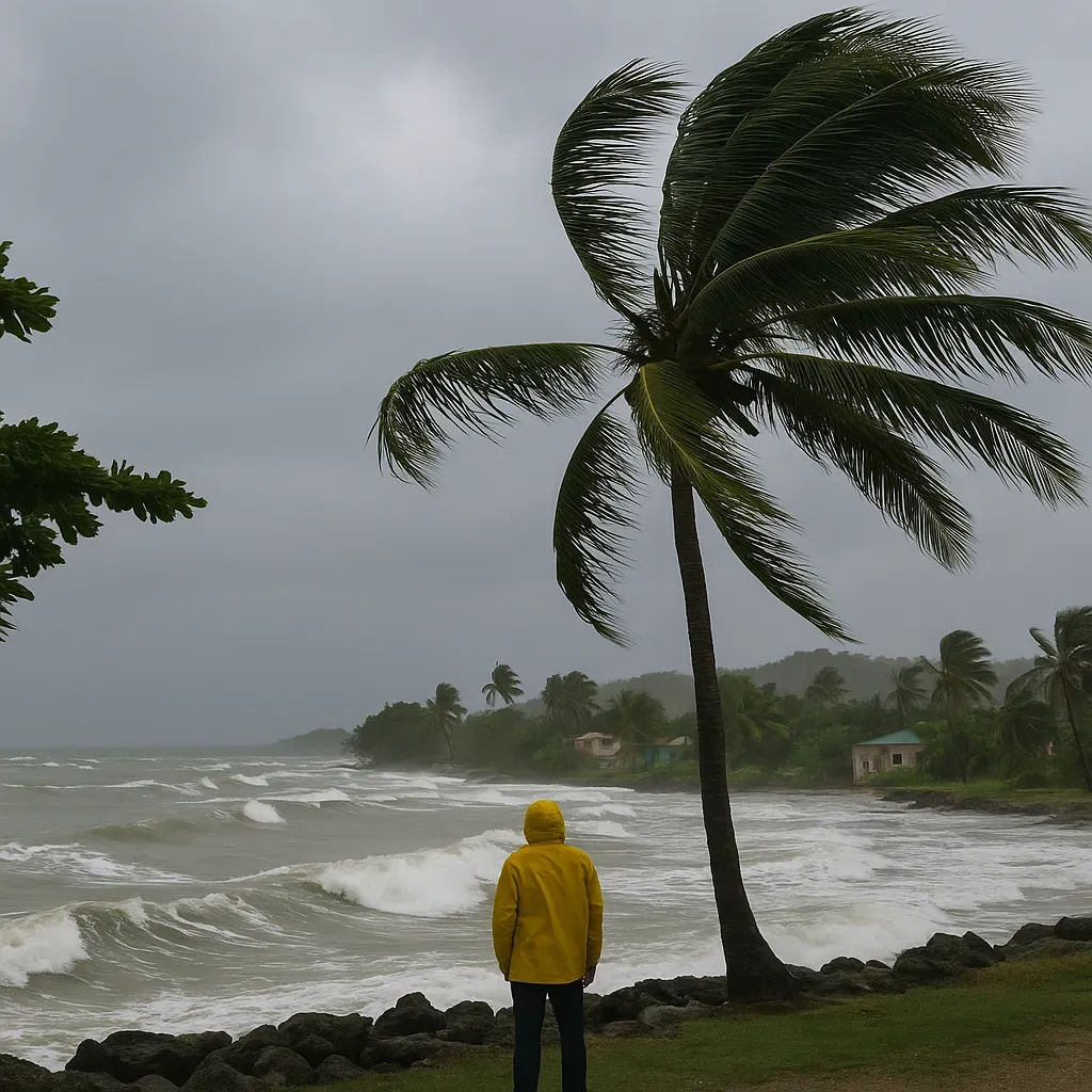 Melissa se convierte en tormenta y avanza; Jamaica se alista.